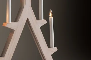 Val Thoren Adventsljusstake 60 cm - Vit - Belysning & el - Julbelysning - Jullampor