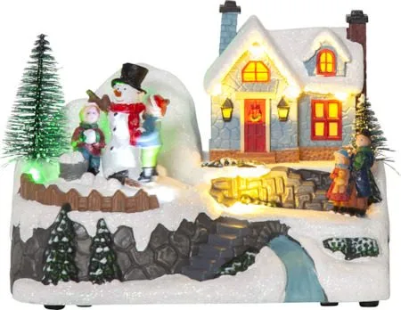 Winterville Juldekoration belysning 18 cm, flerfärgad