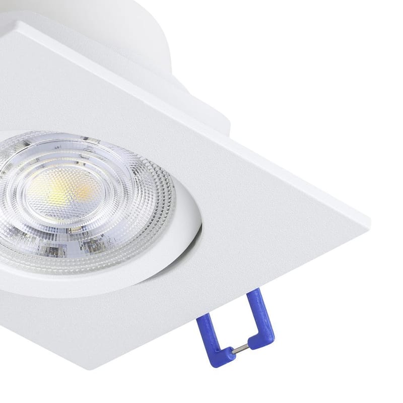 Infälld Lampa Saliceto 88x88 mm 2700K Set om 3 - Vit - Belysning & el - Ljuskällor & glödlampor - Spotlight & downlight