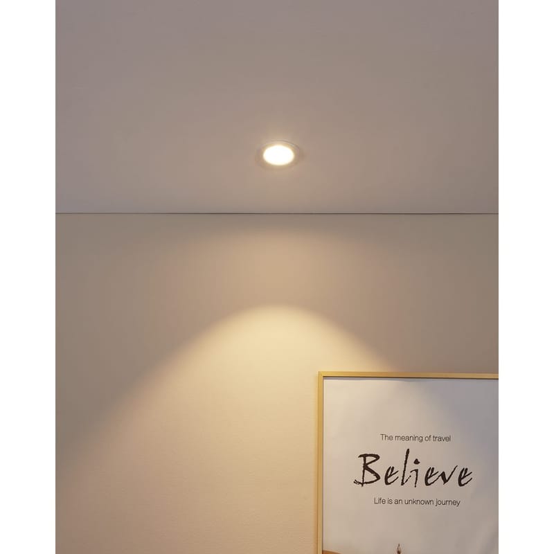 Infälld Lampa Saliceto Stel 88 mm 2700K - Vit - Belysning & el - Ljuskällor & glödlampor - Spotlight & downlight