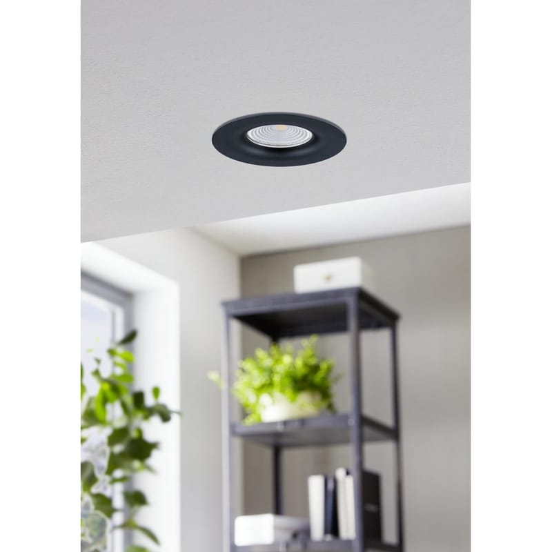 Infälld Lampa Saliceto Stel Svart 4000K - 8,8 cm - Belysning & el - Ljuskällor & glödlampor - Spotlight & downlight