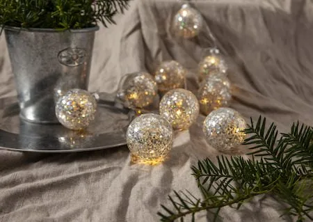 Glitter Ljusslinga - silver - Belysning & el - Ljuskällor & glödlampor - LED-belysning - LED slinga