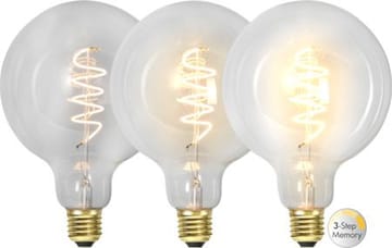 LED-lampa E27 G125 DecoSpiral 2100K 270 lm 3-stegsdimring med minne - Transparent - Belysning & el - Ljuskällor & glödlampor - LED-belysning