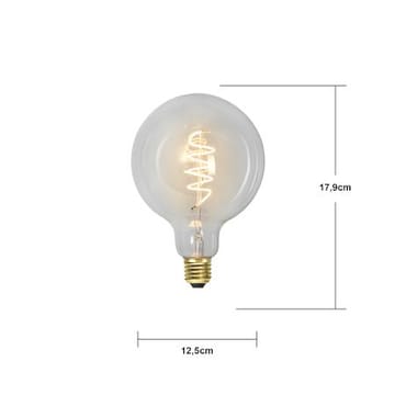 LED-lampa E27 G125 DecoSpiral 2100K 270 lm 3-stegsdimring med minne - Transparent - Belysning & el - Ljuskällor & glödlampor - LED-belysning