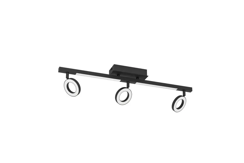 Spotlight Eglo Cardillio 2 med 3 Lampor, Svart