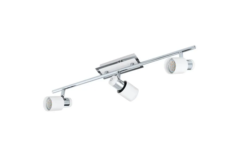 Spotlight Eglo Davida med 3 Lampor, Vit/Krom