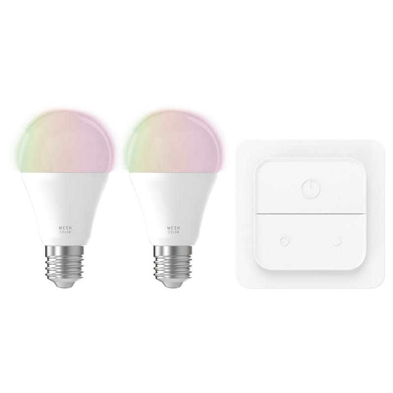 Ljuskälla 2xLM-ZIG-RGB/CCT E27 A60 9W Brytare, 6 cm