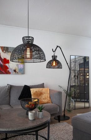 Runde Lampskärm 37.5 cm - svart - Belysning & el - Belysningstillbehör