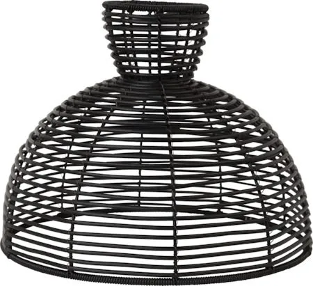 Runde Lampskärm 37.5 cm, svart