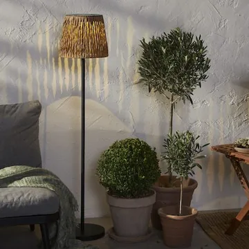 Cesta Solcellslampa 127 cm - brun och svart - Belysning & el - Utomhusbelysning - Solcellslampa & solcellsbelysning