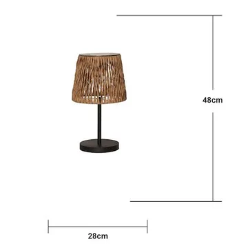 Cesta Solcellslampa 48 cm - brun-svart - Belysning & el - Utomhusbelysning - Solcellslampa & solcellsbelysning