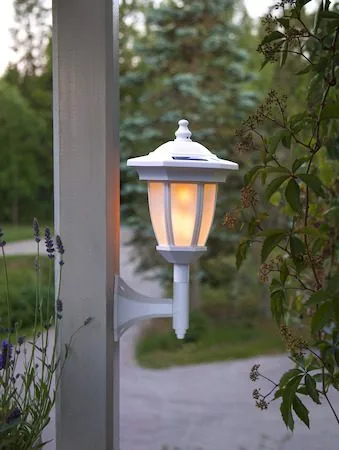Flame Solcellslampa 63 cm - vit - Belysning & el - Utomhusbelysning - Solcellslampa & solcellsbelysning