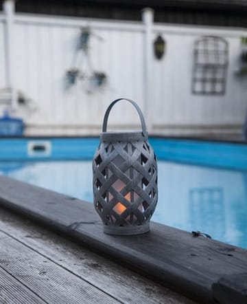 Flame Solcellslykta 15 cm - grå - Belysning & el - Utomhusbelysning - Solcellslampa & solcellsbelysning
