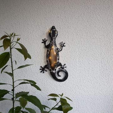 Gecko Solcellsdekoration 27 cm - svart - Belysning & el - Utomhusbelysning - Solcellslampa & solcellsbelysning