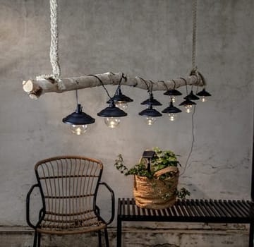 Globe Shade Solcellsslinga 180 cm - svart och transparent - Belysning & el - Utomhusbelysning - Solcellslampa & solcellsbelysning