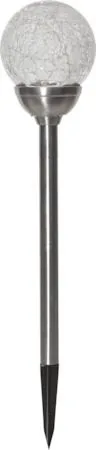 Glory Solcellspinne 45 cm, silver-klar