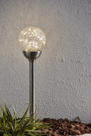 Glory Solcellspinne 45 cm - silver-klar - Belysning & el - Utomhusbelysning - Solcellslampa & solcellsbelysning