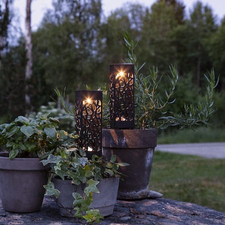 Izola 2 pack Solcellsdekoration 18 cm - svart - Belysning & el - Utomhusbelysning - Solcellslampa & solcellsbelysning
