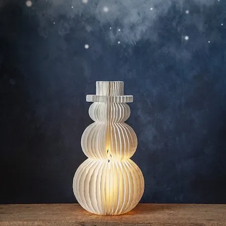Juldekoration SNOWMAN 50 cm - Vit - Belysning & el - Utomhusbelysning