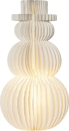 Juldekoration SNOWMAN 50 cm, Vit