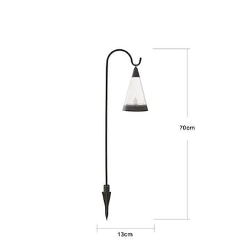 Pisa Solcellsdekoration 70 cm - svart och transparent - Belysning & el - Utomhusbelysning - Solcellslampa & solcellsbelysning