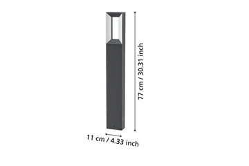 Pollare Eglo Riforano 770 mm - Svart/Vit - Belysning & el - Utomhusbelysning