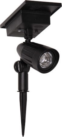 Powerspot Solcellsspotlight 9 cm - svart - Belysning & el - Utomhusbelysning - Solcellslampa & solcellsbelysning