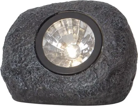 Rocky Solcellsspotlight 11 cm, grå