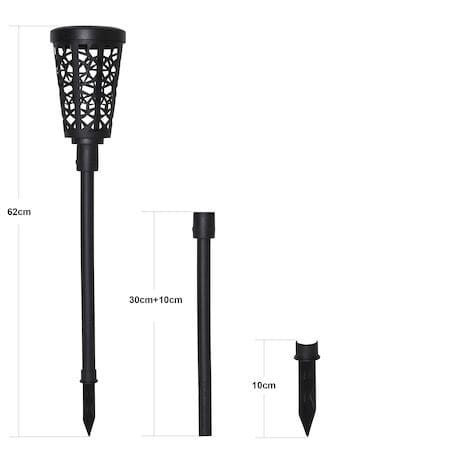 Sinnia Solcellspollare 62 cm - svart - Belysning & el - Utomhusbelysning
