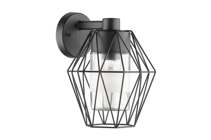 Vägglampa Utebelysning Eglo Canove, Svart