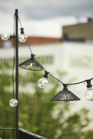 Vide Lampskärm 38 cm - svart - Belysning & el - Belysningstillbehör