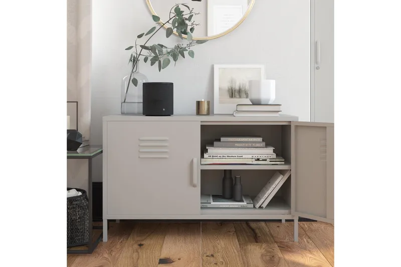 Bradford Skänk 100x40 cm Ljusgrå - Dorel Home - Förvaring - Förvaringsmöbler - Sideboard & skänk