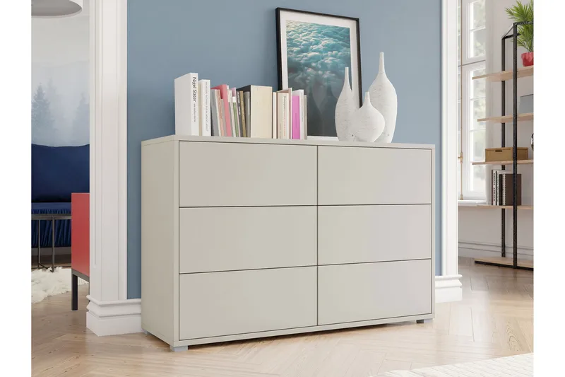 Agawal Byrå 120 cm - Beige - Förvaring - Förvaringsmöbler - Byrå