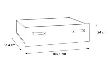 Lazarius låda med hjul 67x84 cm - Brun - Förvaring - Förvaringsmöbler - Byrå - Hurtsar