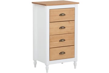Lenham Byrå 45x35 cm 4 Lådor - Vit - Förvaring - Förvaringsmöbler - Byrå - Hallbyrå