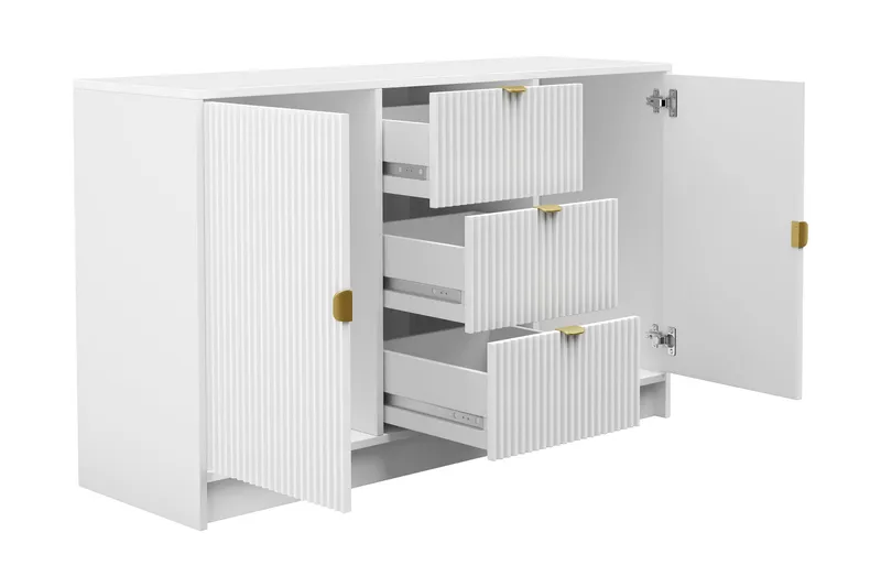 Novaj Highboard - Beige - Förvaring - Skåp - Förvaringsskåp