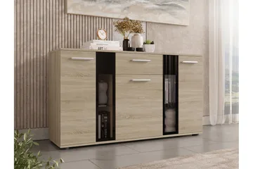 Salsa Byrå 140x40x80 cm - Beige/Grå - Förvaring - Förvaringsmöbler - Byrå