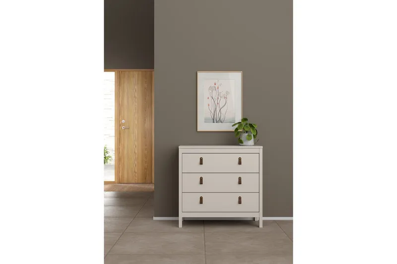 Vallvidera Byrå 82 cm - Beige - Förvaring - Förvaringsmöbler - Byrå - Hallbyrå