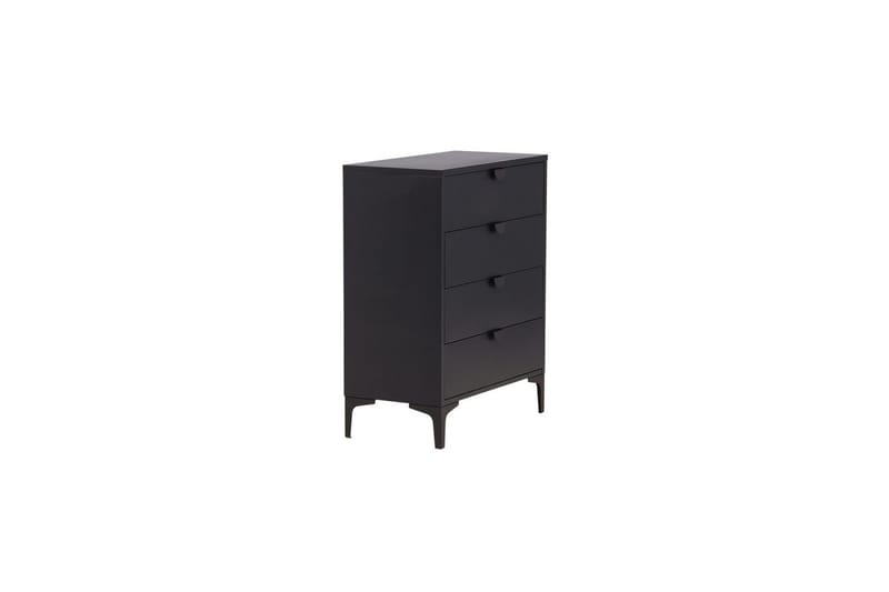 Byrå Piring - Svart, 40x78x98 - Förvaring - Förvaringsmöbler - Byrå - Hallbyrå