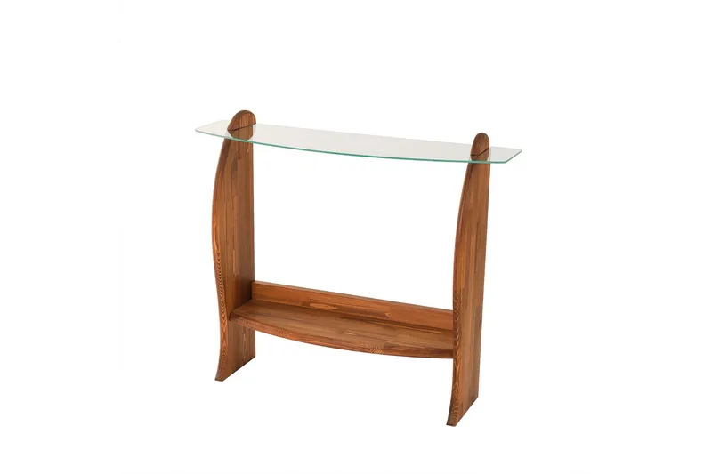 Guinn Byrå 106 cm, Brun/Transparent