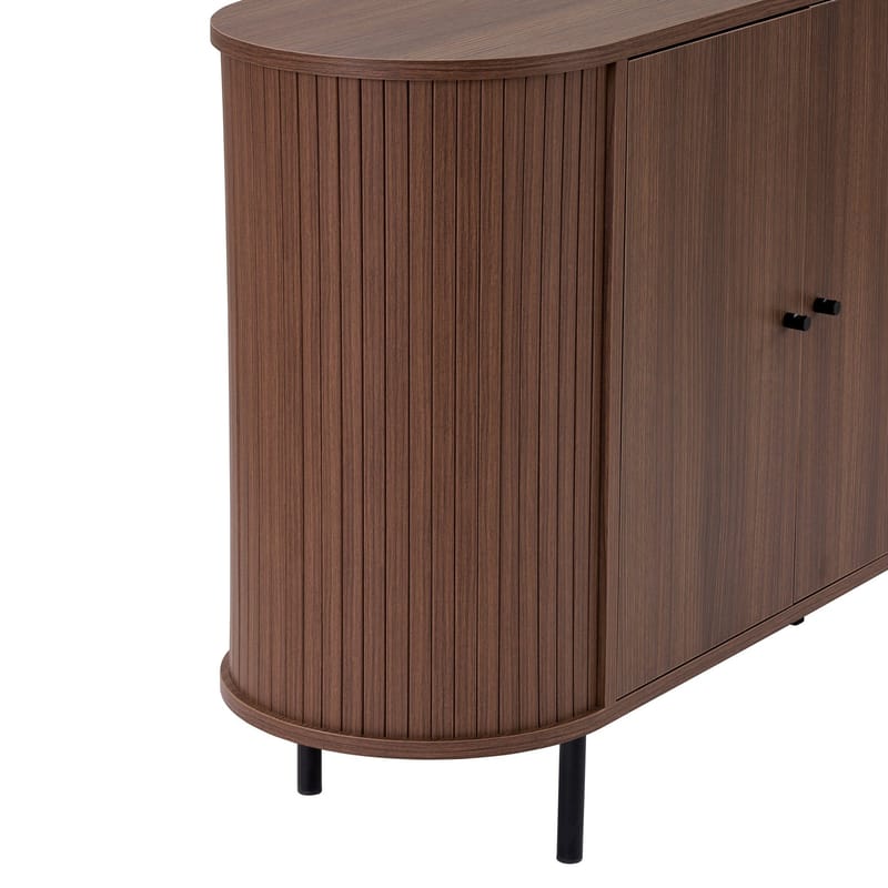 Haulover Konsolbord 180 cm - Valnöt/Svart - Förvaring - Förvaringsmöbler - Sideboard & skänk