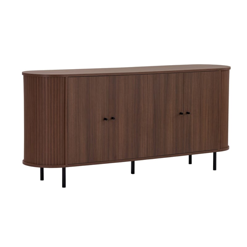 Haulover Konsolbord 180 cm - Valnöt/Svart - Förvaring - Förvaringsmöbler - Sideboard & skänk