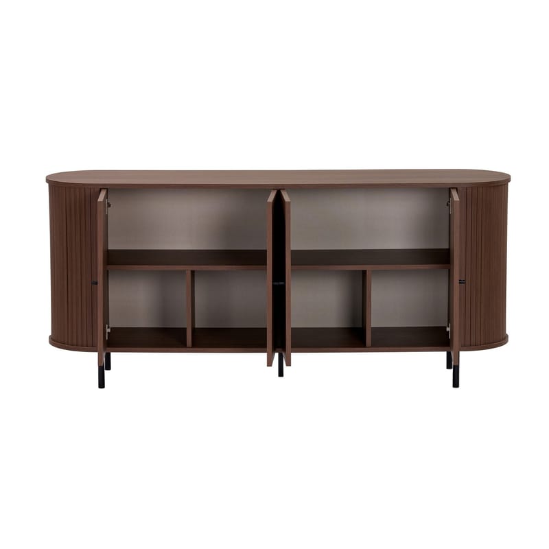 Haulover Konsolbord 180 cm - Valnöt/Svart - Förvaring - Förvaringsmöbler - Sideboard & skänk
