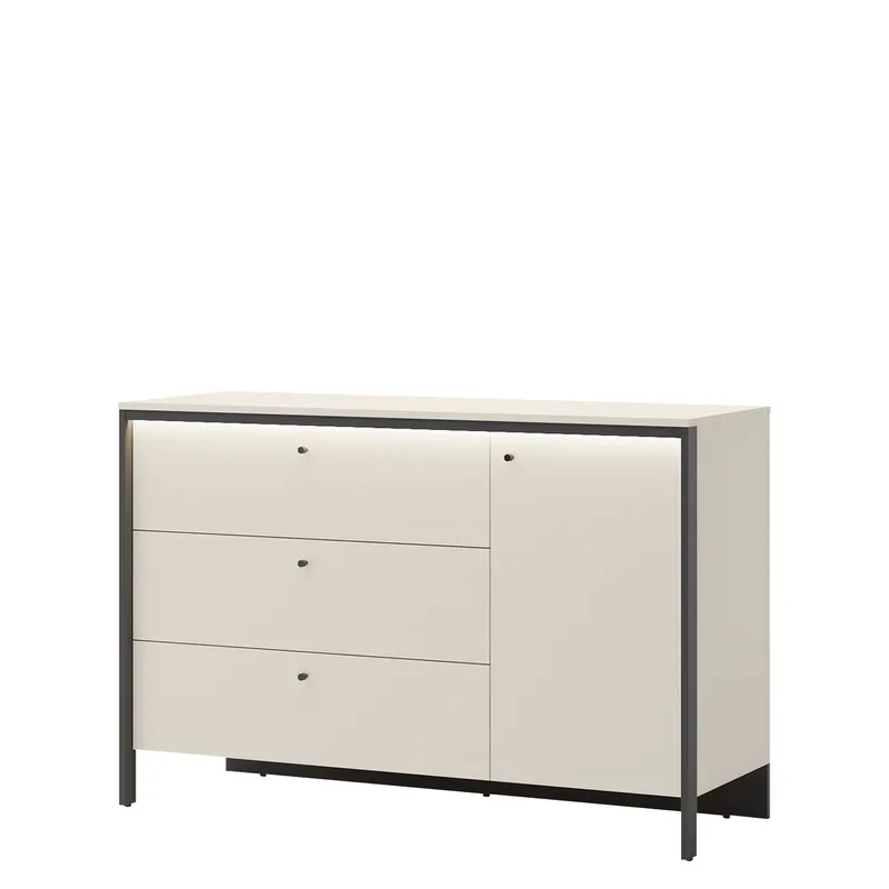 Navron Byrå 136 cm, Beige