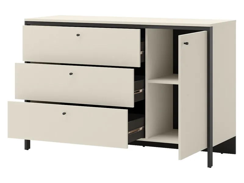 Navron Byrå 136 cm - Beige - Förvaring - Förvaringsmöbler - Byrå