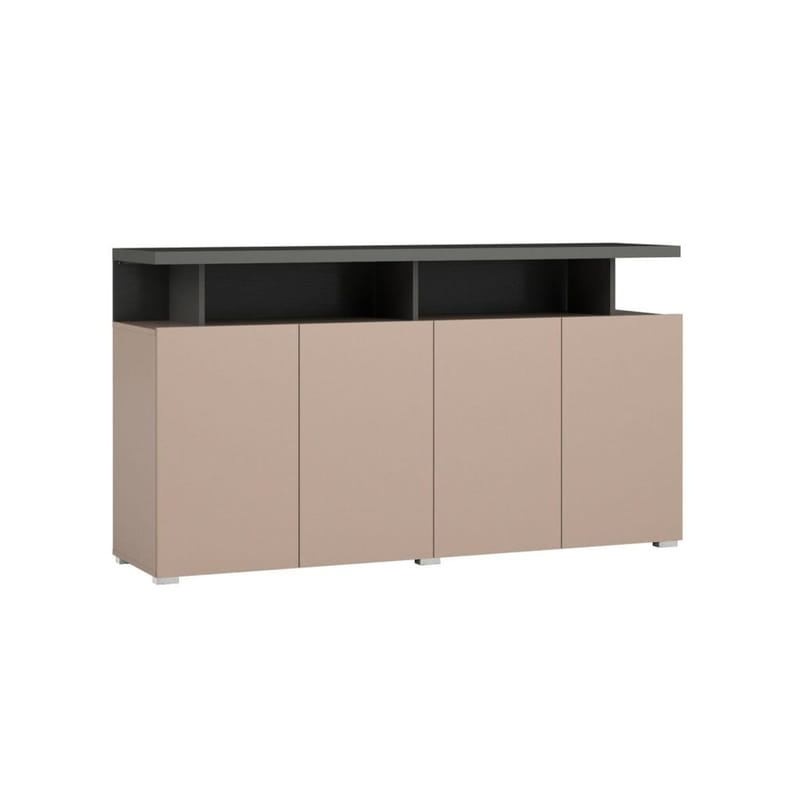 Serio Skänk med 4 Dörrar 153 cm i Trä, Taupe