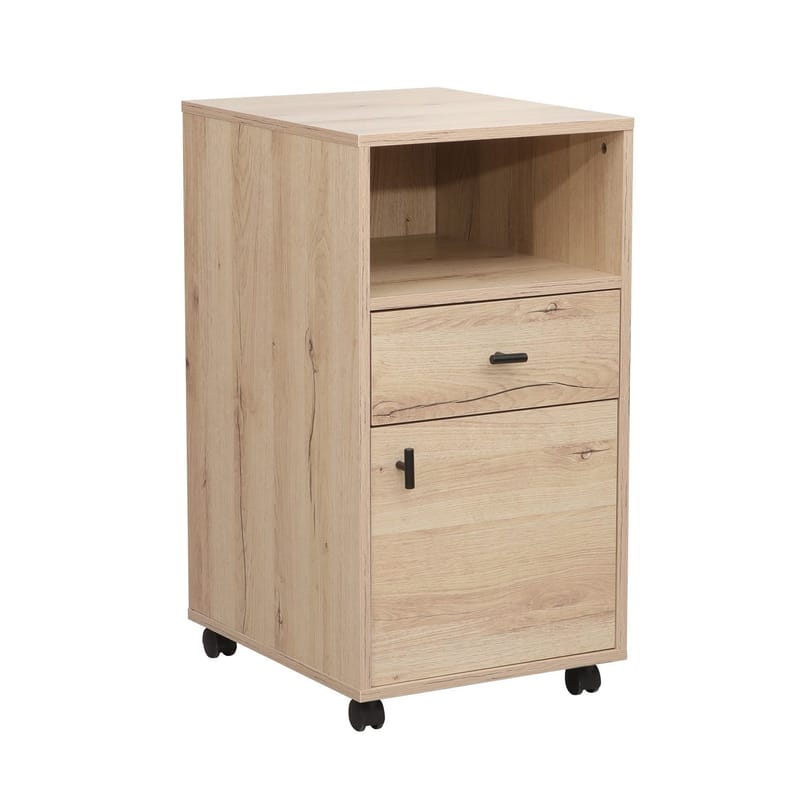 Sideboard Lester 40x48x76 cm melamine, ljust trä