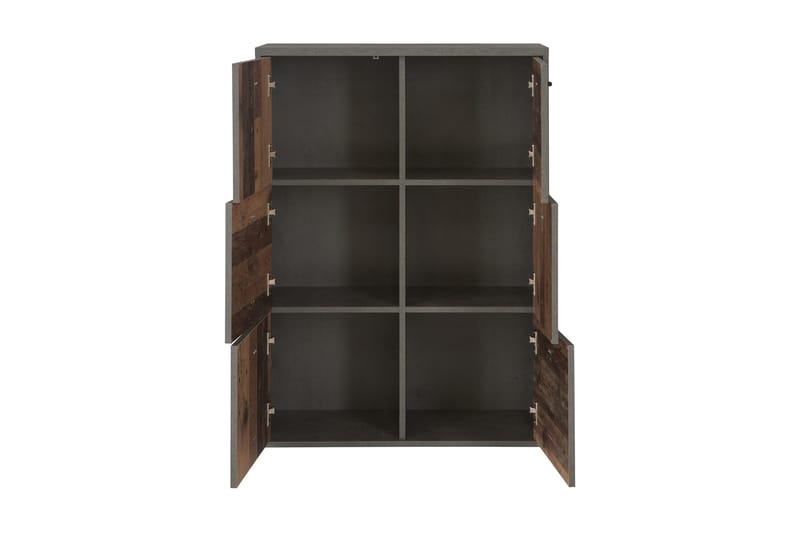 Broxton Sidobord 77 cm - Grå/Brun - Förvaring - Förvaringsmöbler - Sideboard & skänk