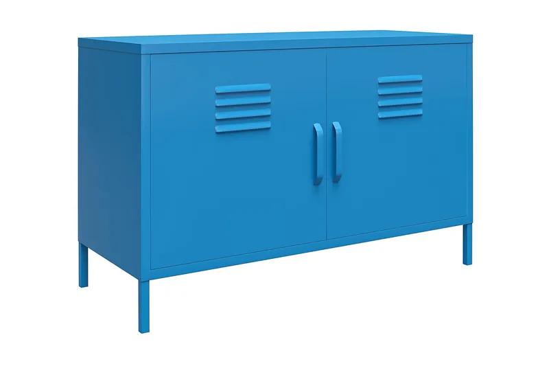 Cache Skänk 100x40 cm 2 Dörrar Blå, Novogratz