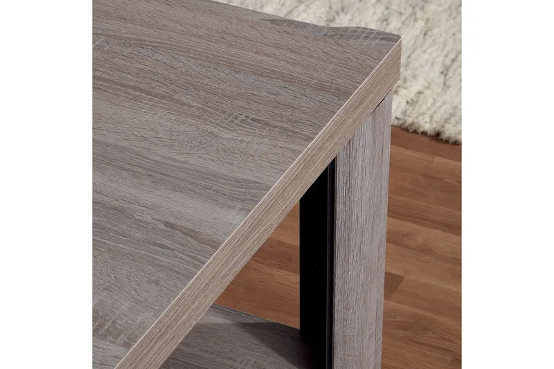 Dallas Skänk 117x43,5x91 cm LED-belysning - Beige/Grå - Förvaring - Förvaringsmöbler - Sideboard & skänk
